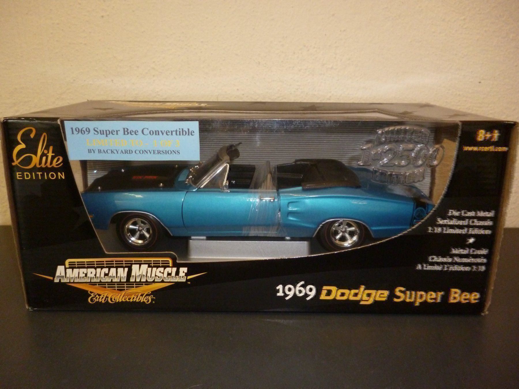 Dodge Modellini d'auto: Dodge Superbee 1969 Convertible 1:18 – Nuovo e nell'imballaggio originale da Niederwil SG venduto da Kaicorner03