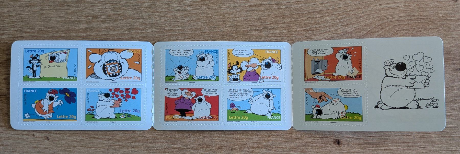 Alle Briefmarken: Carnet de timbres "Sourires, Cubitus", 2006 – Neu (gemäss Beschreibung) aus Villariaz von Mariejoconde