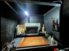 Komplette professionelle Airbrush Ausrüstung