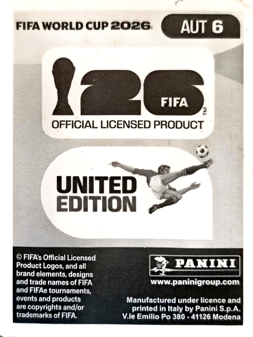 Panini Carte collezionabili: Carte FIFA World Cup 2026 AUT 6 – Usato da Clarens venduto da rim_g98y 1