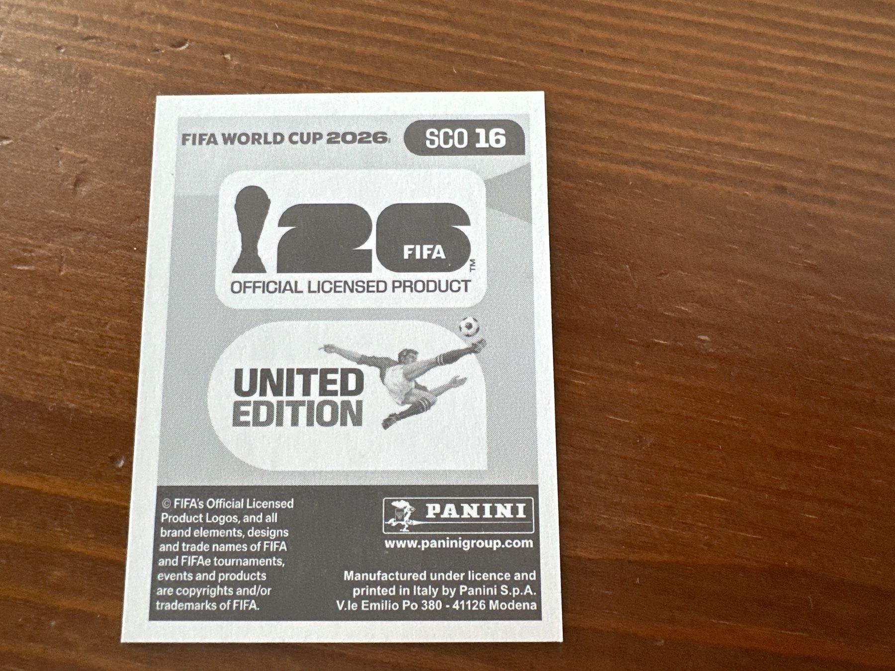 Panini Sammelbilder & Trading cards: Panini SCO 16 FIFA World Cup 2026 – Neu und originalverpackt aus Würenlos von gtvlady_82 1
