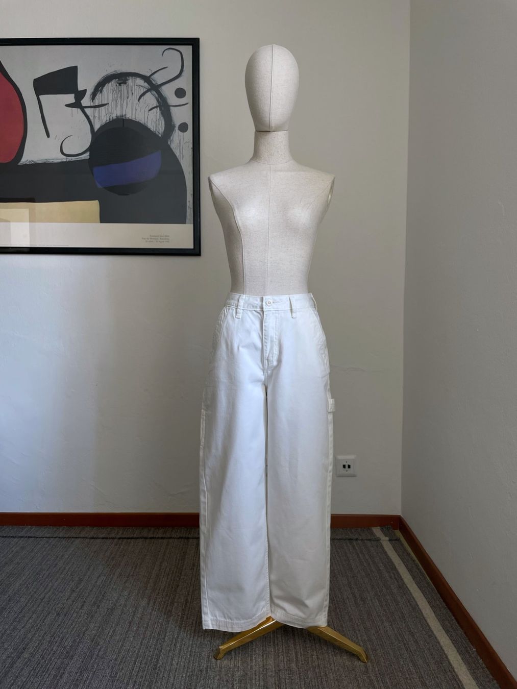 Vans Jeans: Vans - Ground Work Pantaloni a gamba dritta crop, W25 – Gebraucht aus Bioggio von oxanacas
