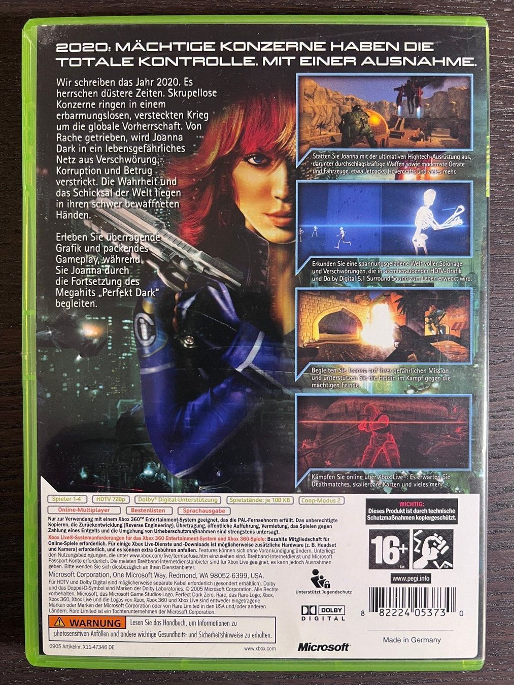 Microsoft Spiele: Perfect Dark Zero – Gebraucht aus Zürich von GameFreunde 1