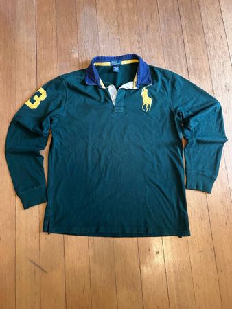 Vintage Polo Ralph Lauren Big Pony Rugby Long Sleeve Shirt
