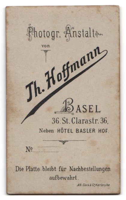 Photos & affiches: Fotografie Th. Hoffmann, Basel, St. Clar – D'occasion à Berlin par bartko-reher 1