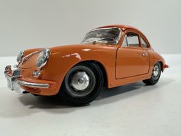 Porsche 356 B 1:18, orange, BBURAGO