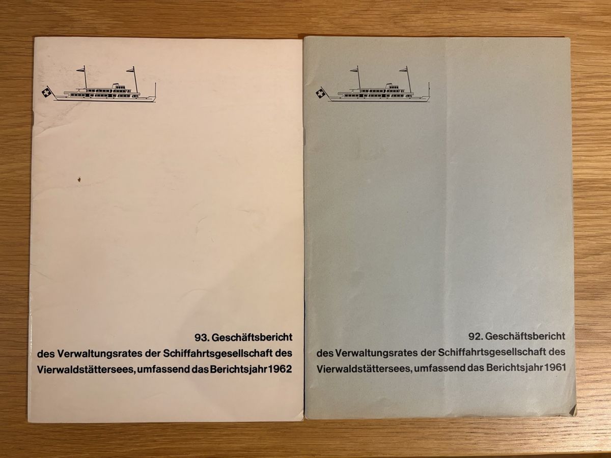 Riviste & Magazine: 13 Geschäftsberichte Vierwaldstättersee – Usato da Luzern venduto da sonvico 9