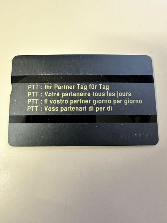 Cartes de téléphone: Taxcard PTT – D'occasion à Thörishaus par zimtfein 1