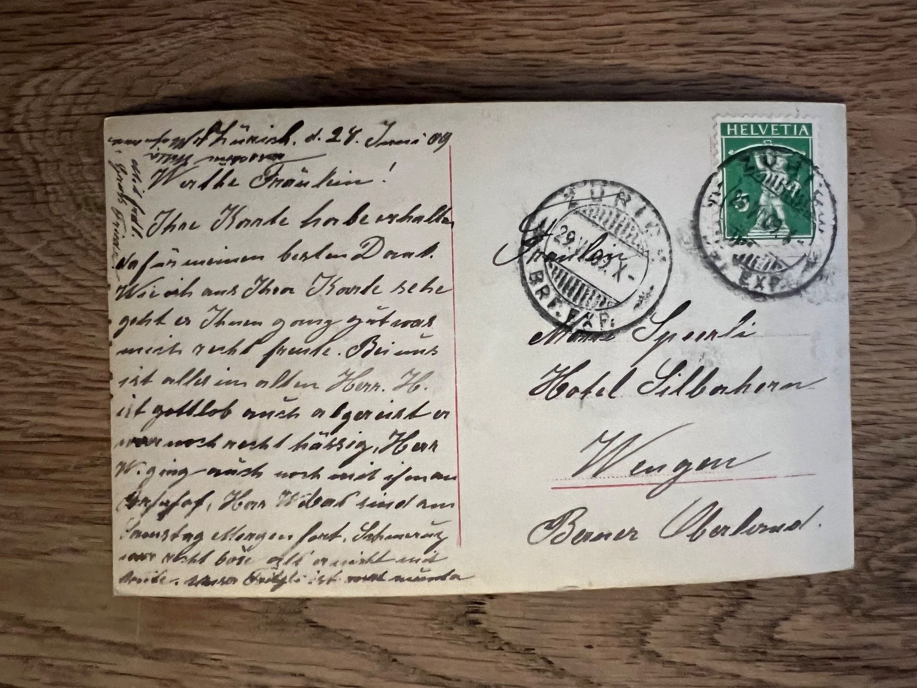 Cartoline postali: Alte Ansichtskarte Zürich (KoA) – Usato da Hermetschwil-Staffeln venduto da militaria-schweiz 2