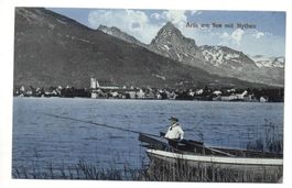 ARTH AM SEE mit Mythen - Fischer mit Boot