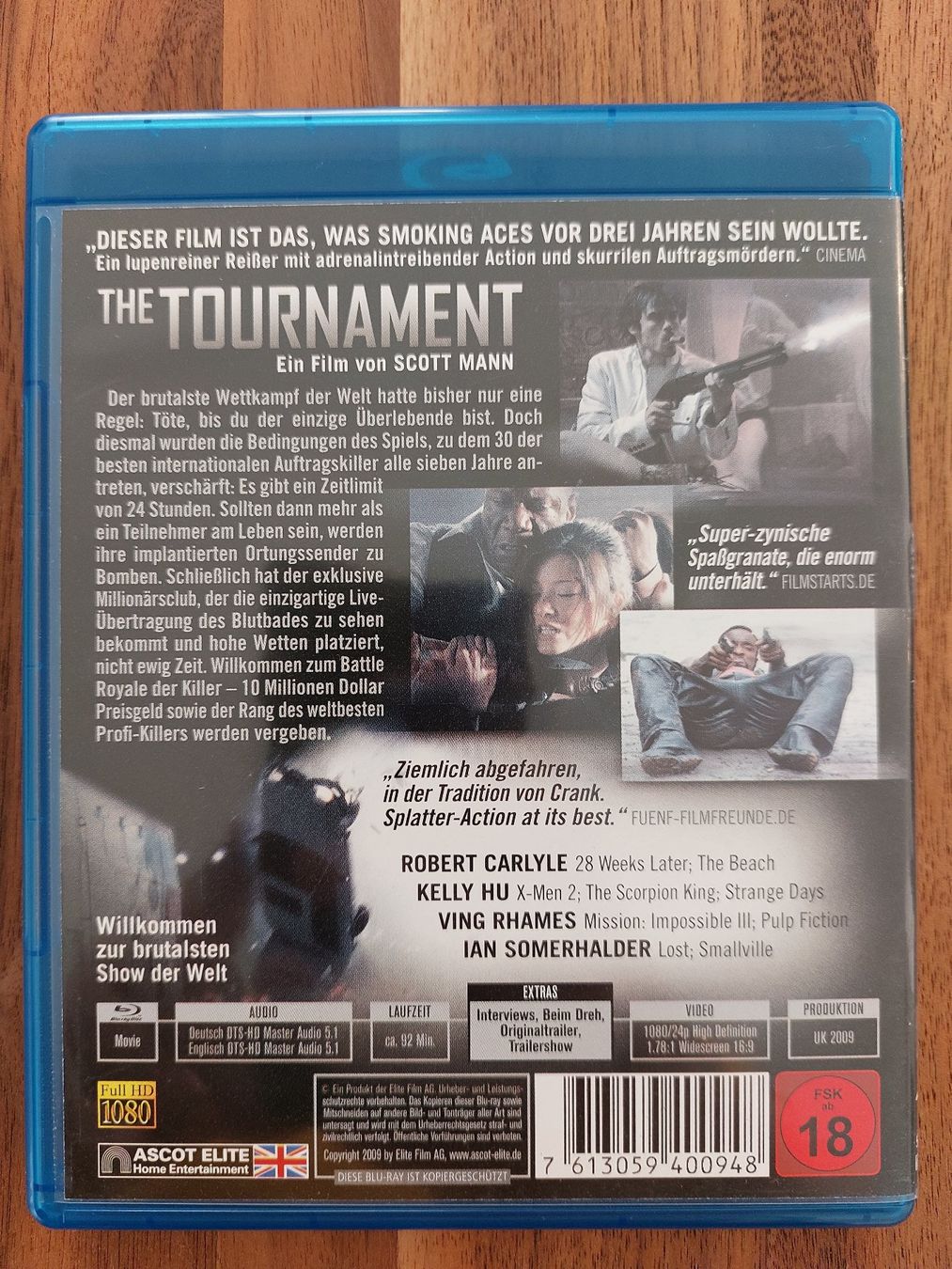 Tutti i DVDs: Blu Ray - The Tournament – Usato da Rheinfelden venduto da FilmAuktion 1