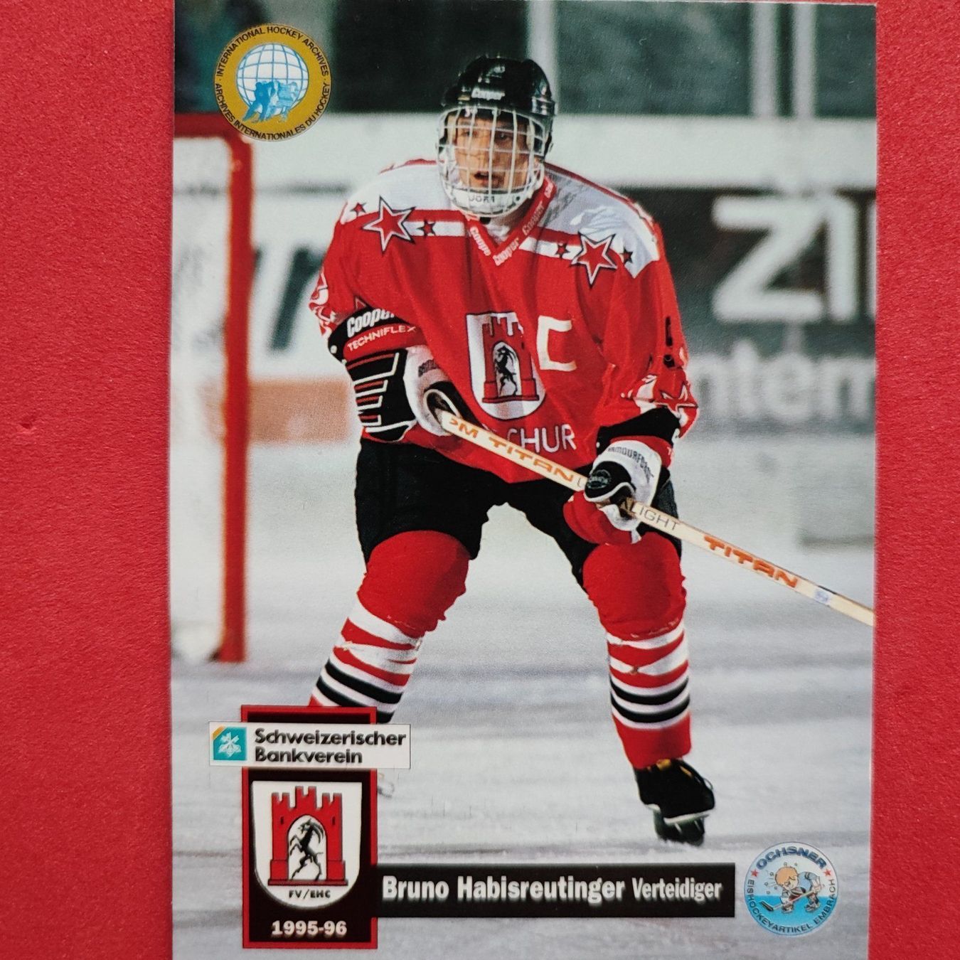 Carte collezionabili: Bruno Habisreutinger - EHC CHUR - 1995/96 – Usato da Dübendorf venduto da kb86_MOVIE