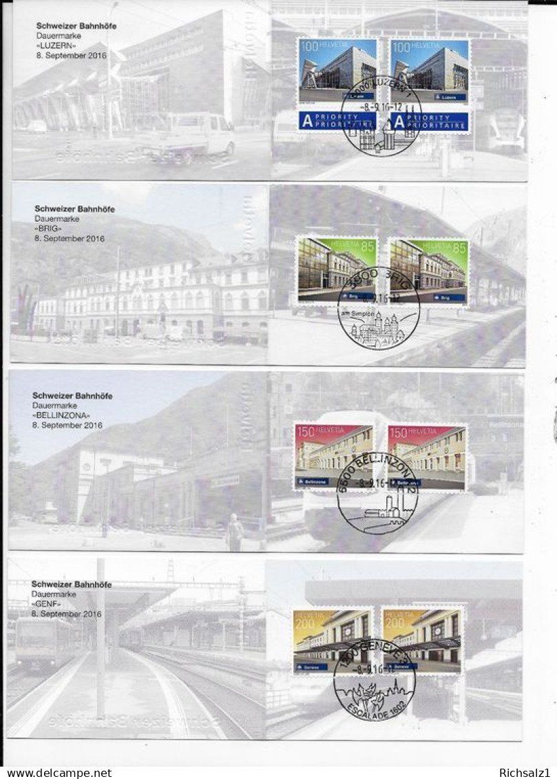 Alle Briefmarken: Schweizer Bahnhöfe – Neu (gemäss Beschreibung) aus Hefenhofen von Richsalz 1
