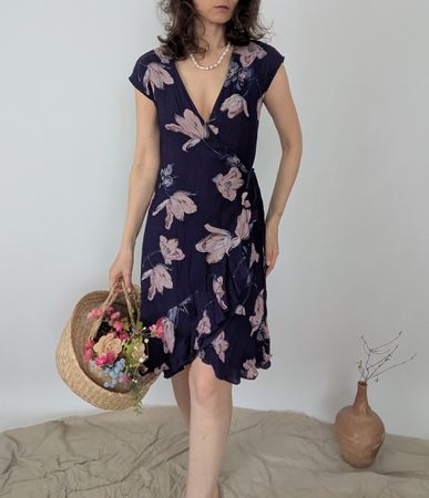 Jean Paul Sandrine Dress Blumen Grösse S n