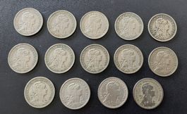 50 centavos Portugal * 14 pièces *