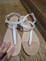 Damen Sandalen weiss Grösse 39 echt Leder