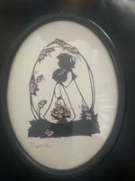 Original HandScherenschnitt, gerahmt, signiert, 1978