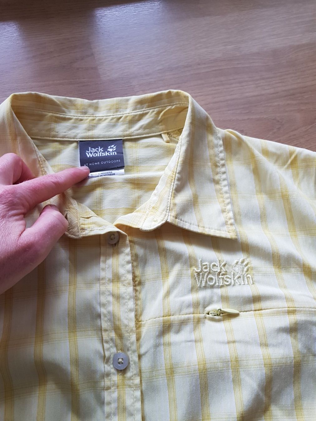 Jack Wolfskin Camicette: Wander-Bluse Jack Wolfskin Gr.L – Usato da Gwatt (Thun) venduto da umwelt-brocki 2