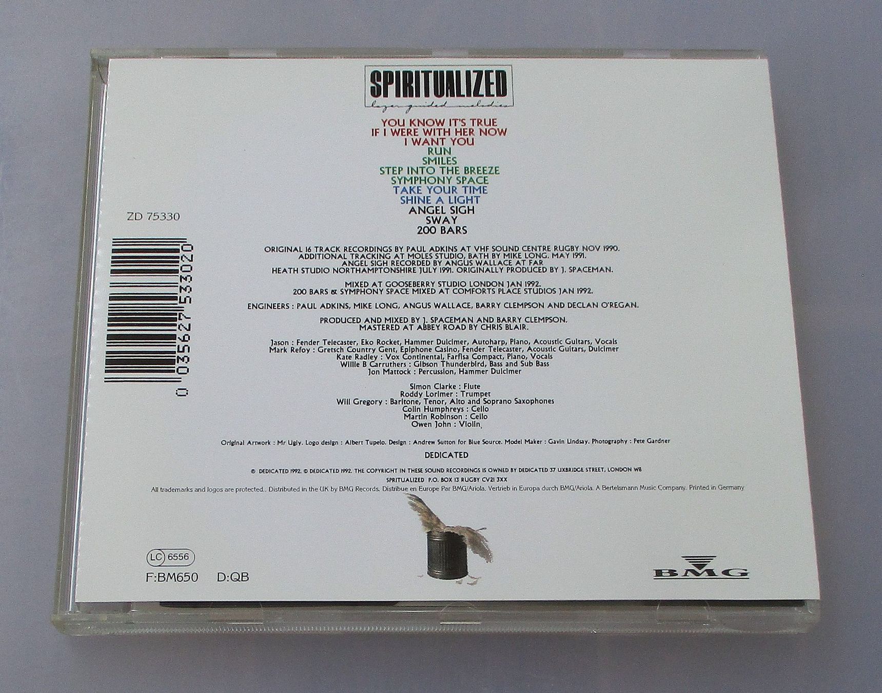 CD: SPIRITUALIZED - Lazer Guided Melodies – Usato da Wattwil venduto da Muriel11 1
