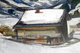 ERNST MORGENTHALER (Swiss, 1887-1962) Winterlandschaft, 1930