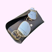 Ray-Ban Sonnenbrille RB 3548-N Hexagon Gold Spiegelgläser