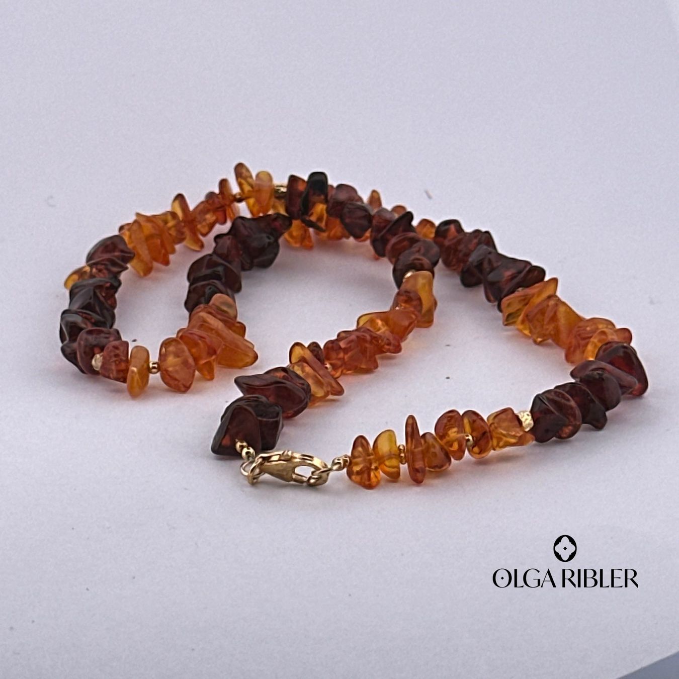 Olga Ribler Catenine: Bernstein Unikate Collier by Olga Ribler – Nuovo (secondo la descrizione) da Luzern venduto da Schmuckoutlet 4