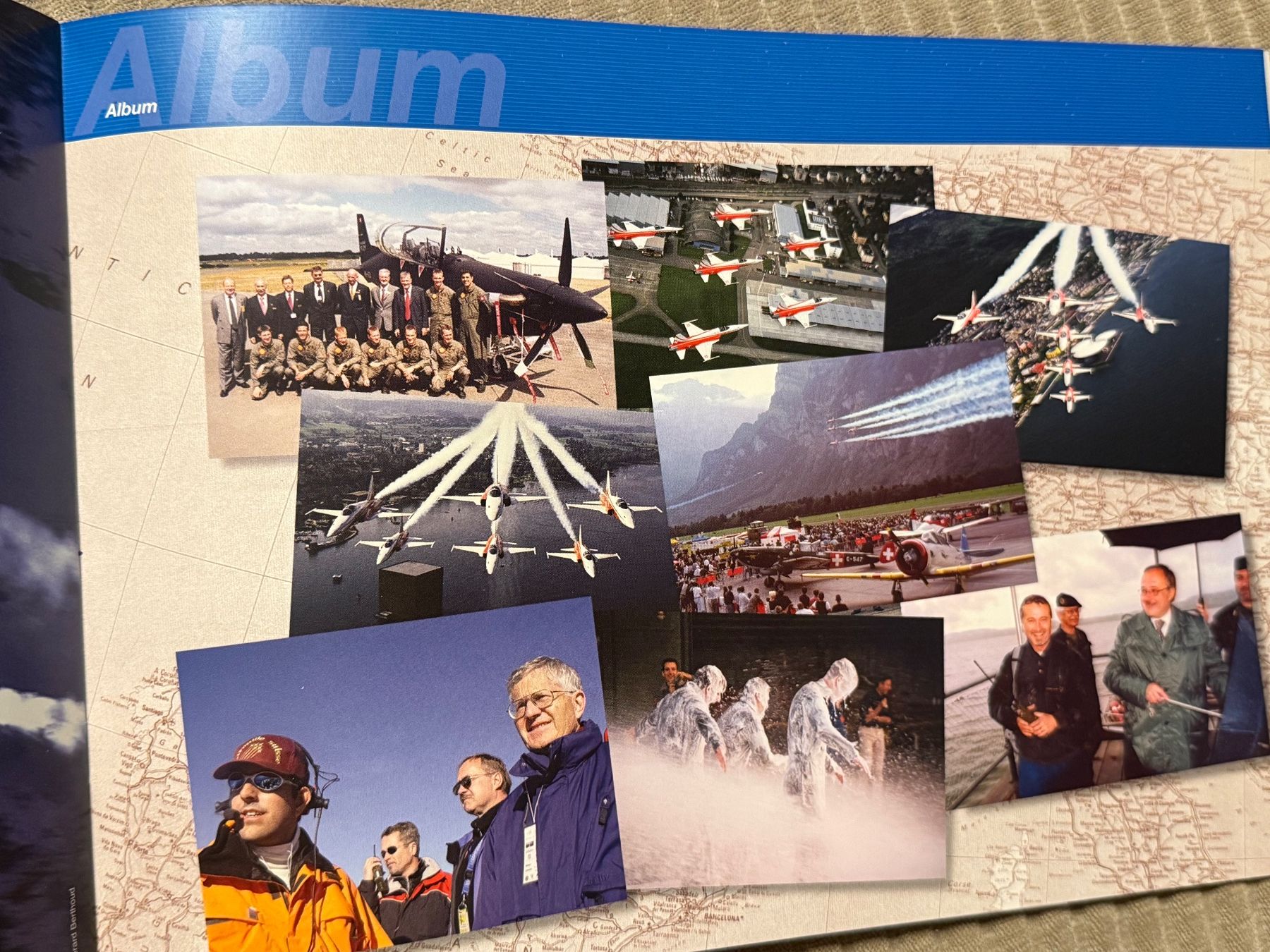 Schweizer Armee Documenti: Prospekt Patrouille Suisse 2003 - Schweizer Luftwaffe – Usato da Brütten venduto da Hst1 6