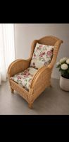Rattan Sessel / Ohrensessel 🪑 toller Vintage-Look