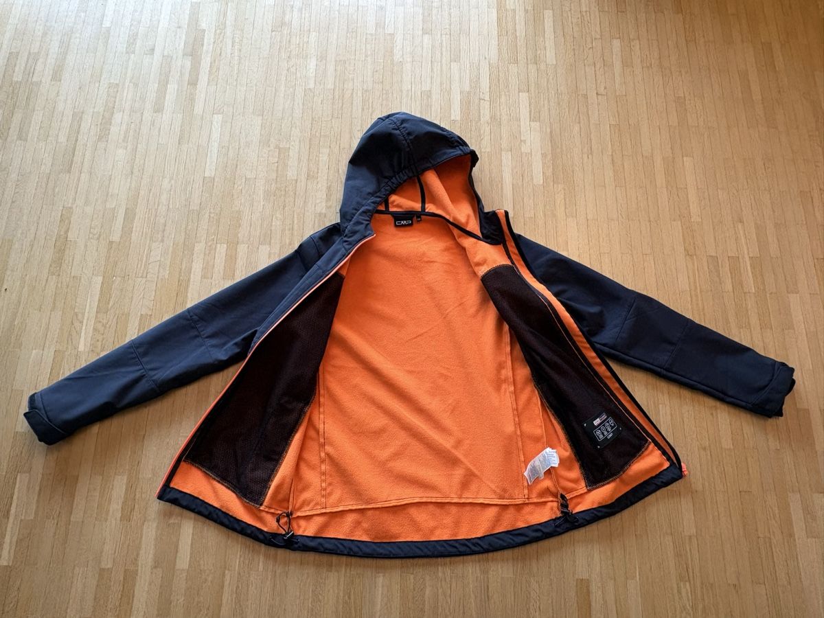 CMP Giacche & Cappotti: CMP Softshelljacke dunkelgrau orange Grösse 176 neuwertig – Nuovo (secondo la descrizione) da St. Gallen venduto da Jannes01 2