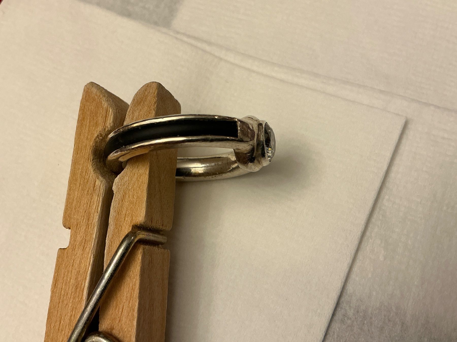 Ringe: Silberring mit Zirkon und Kautschuk – Gebraucht aus Moosseedorf von MarcPSahli 2