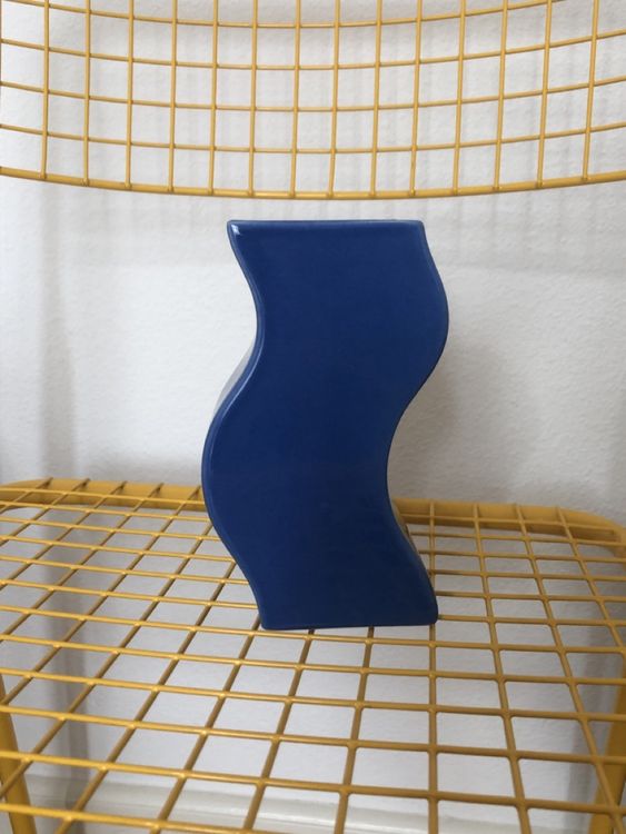 Vase Cube Bleu Transparent En Céramique ASA Selection - Design Moderne Pour Décoration