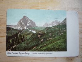Churfirsten. Toggenburg (von der Breitenalp gesehen), 6278