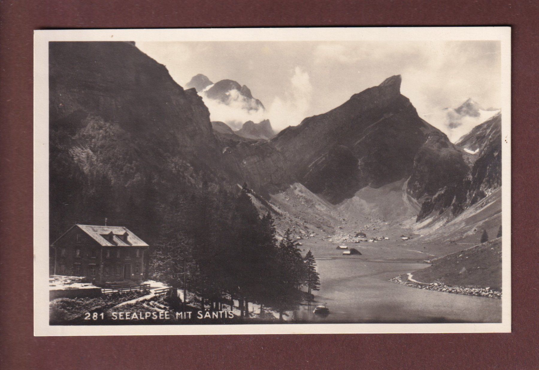 Cartoline postali: SEEALPSEE - Säntis – Usato da Pully venduto da nicecards-shop
