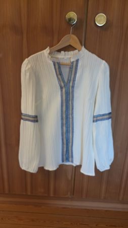 Chemisier d'été neuf blanc cassé taille XL -