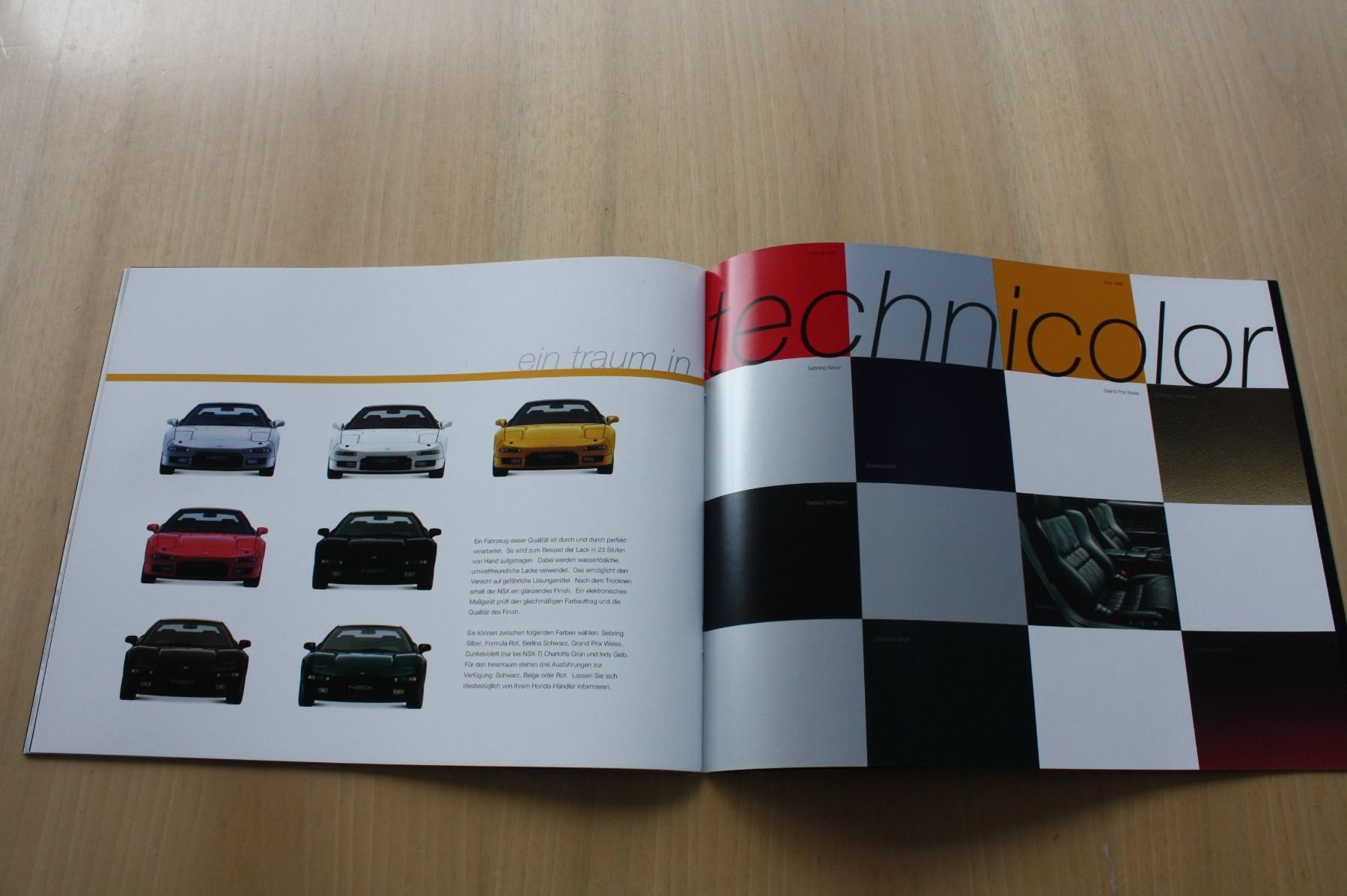 Honda Documenti: Honda NSX CH-Prestige Prospekt – Usato da Wikon venduto da erwin400 8