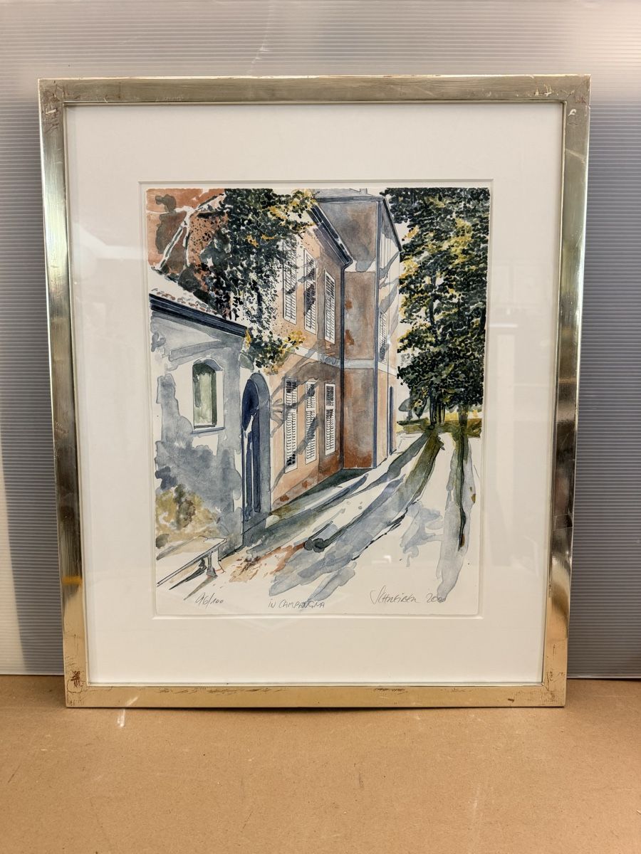Grafica & Litografie: In Campagna von Michael Schreiber - Original-Lithographie – Usato da Solothurn venduto da NUVICO