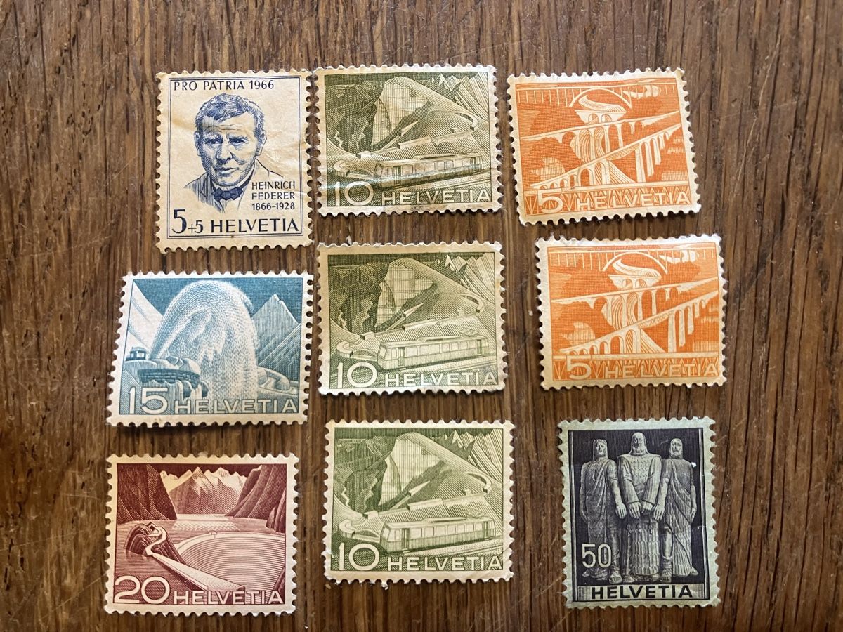 Tutti i francobolli: Timbres suisses neufs – Nuovo (secondo la descrizione) da Puidoux venduto da lemacos