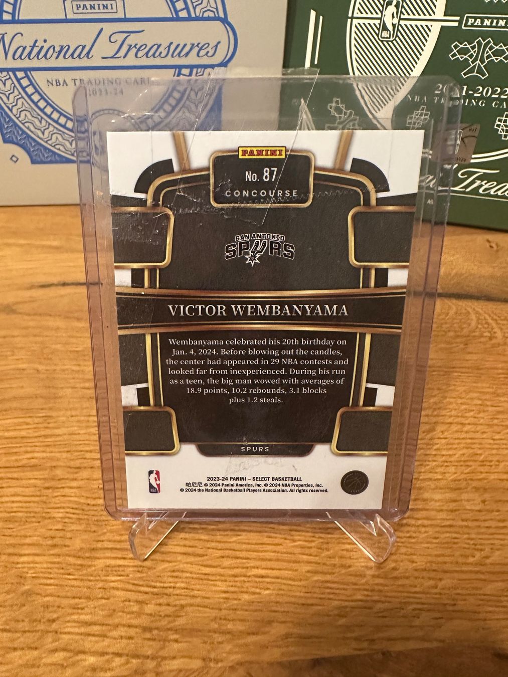 Nba Carte collezionabili: Victor Wembanyama RC Blue sélect – Usato da Vullierens venduto da Gaara04 1