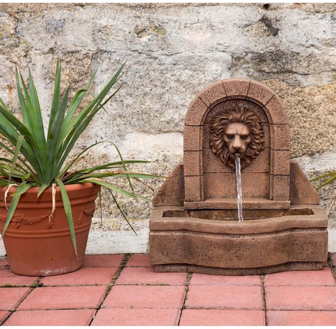 Teiche & Zierbrunnen: STILISTA Gartenbrunnen LEON – Neu und originalverpackt aus Bottighofen von zaap 1