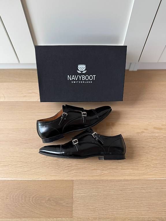 Scarpe da uomo: Business Slipper von Navyboot, schwarz – Usato da St. Gallen venduto da Sabrinaaa 1