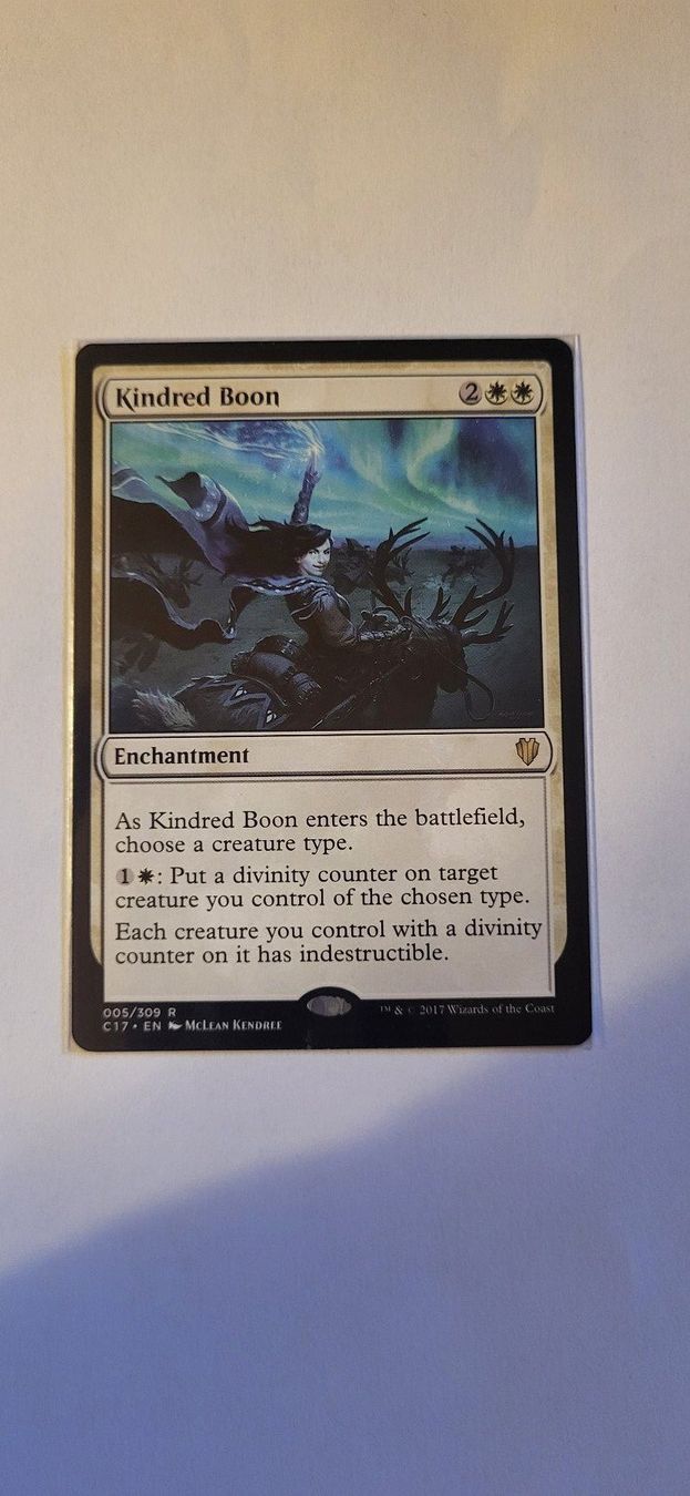 Magic The Gathering Carte collezionabili: MTG - Kindred Boon – Usato da Münsingen venduto da Heroism2010