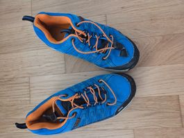 Kinderschuhe Grösse 34 NORD blau-orange gebraucht
