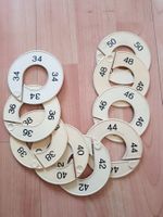 Grössenscheiben Bekleidungsgrössen-Ringe für Kleiderstange