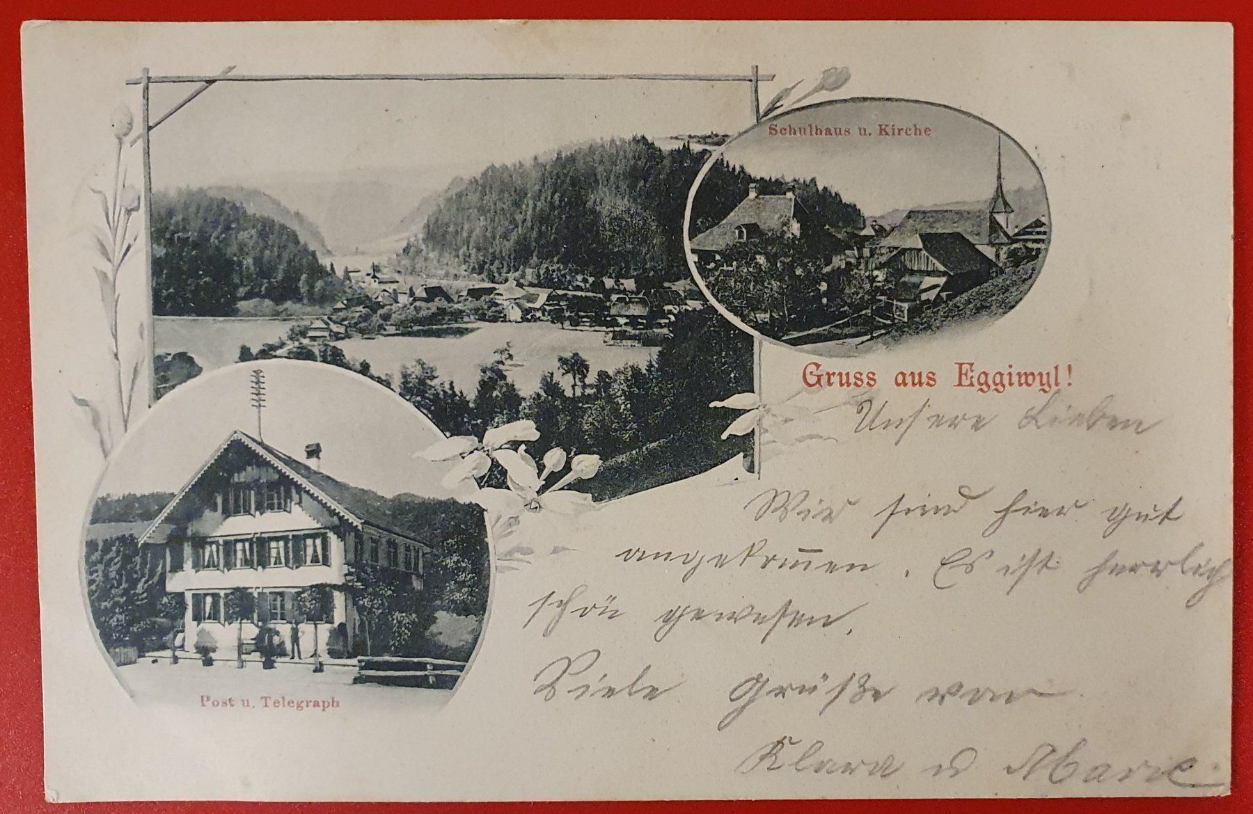 Ansichtskarten: Gruss aus Eggiwyl 1903 – Gebraucht aus Kreuzlingen von Rschweiz1