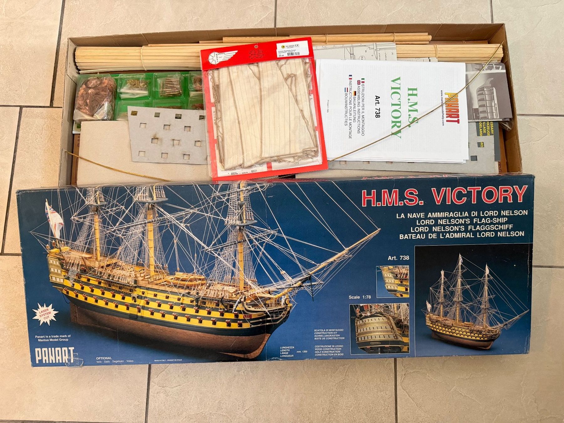 Kit di modellismo & Modellini statici: HMS Victory von Panart – Usato da Grüt (Gossau ZH) venduto da Mulan1