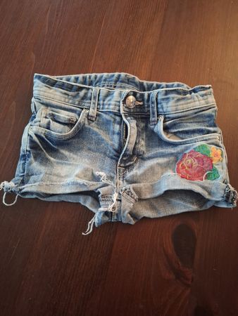 Jeans Hose kurz Gr 122