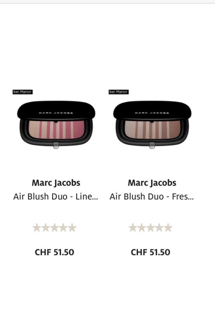 Marc Jacobs Make-up: Marc Jacobs PuderBlush,NEUW.,Ladenpreis CHF51.50 – Nuovo (secondo la descrizione) da Zürich venduto da deruja 9