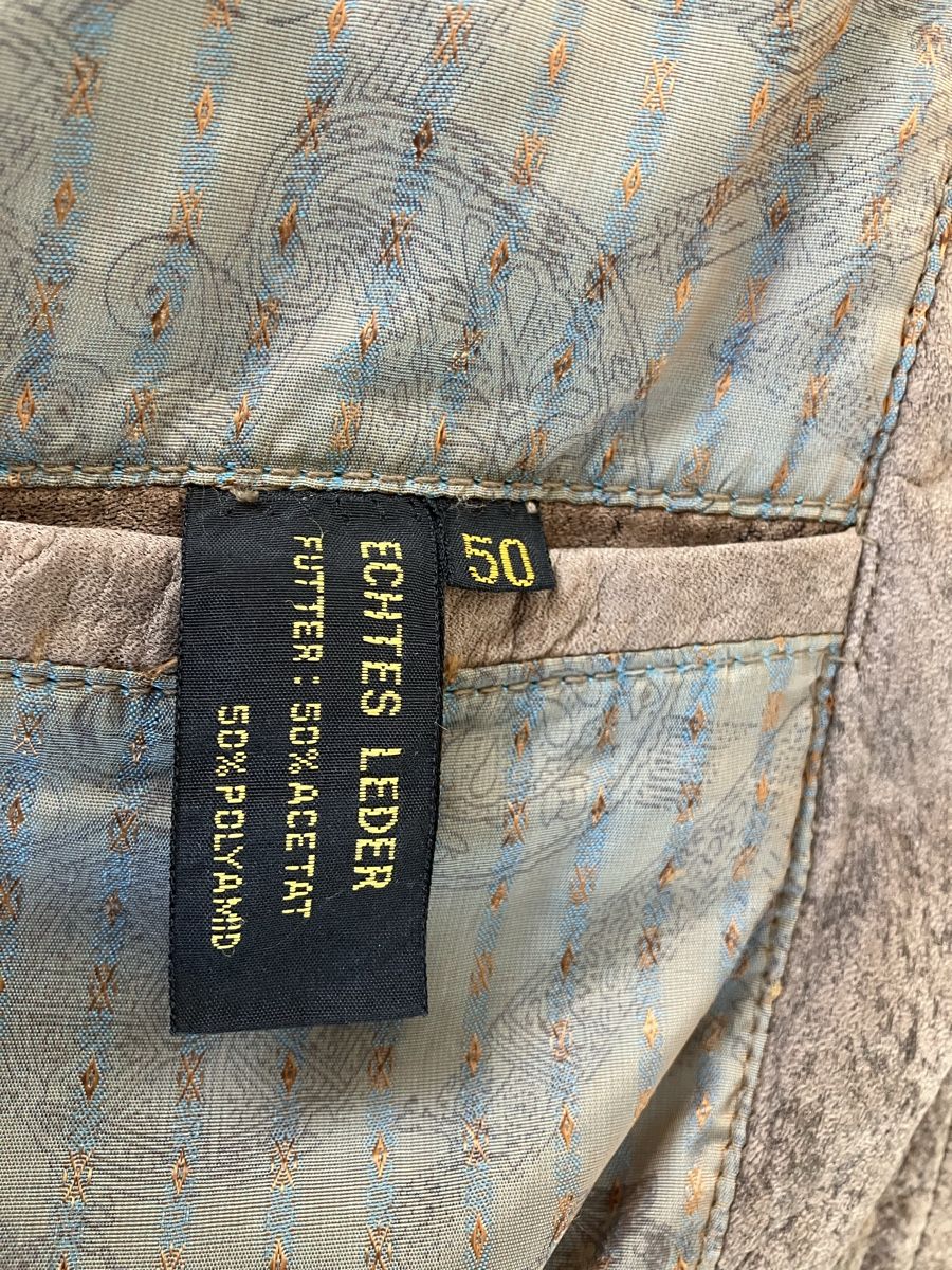 Giacche: Echt Leder Herren Jacke braungrau Gr 50 – Usato da Willisau venduto da son_lq7g 2