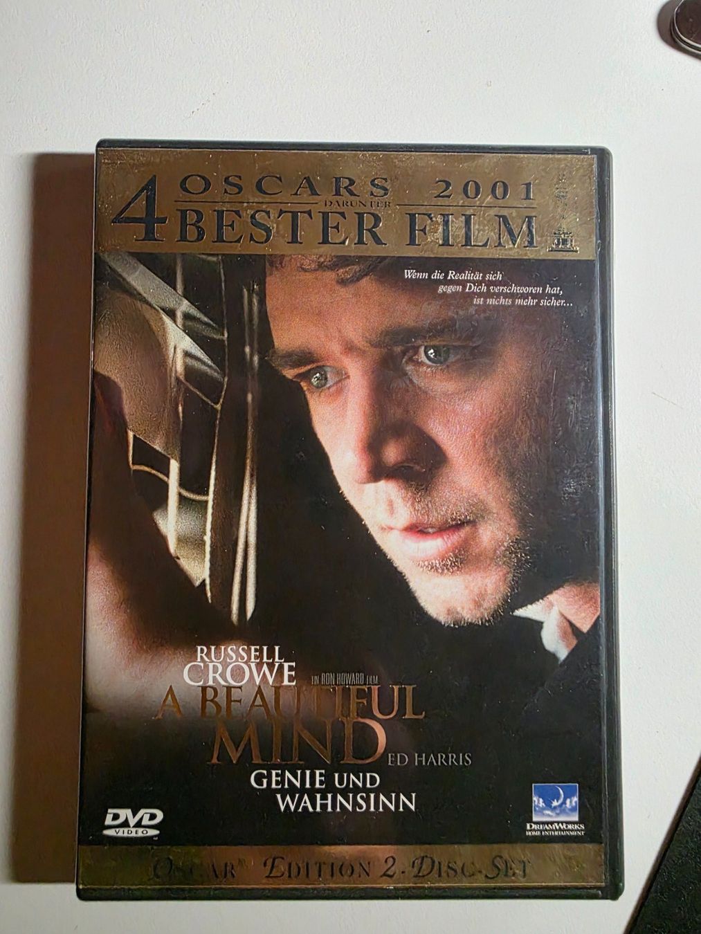 Alle DVDs: DVD - Russell Crowe - A Beautiful Mind - Ed Harris – Gebraucht aus Walterswil BE von Lonitti