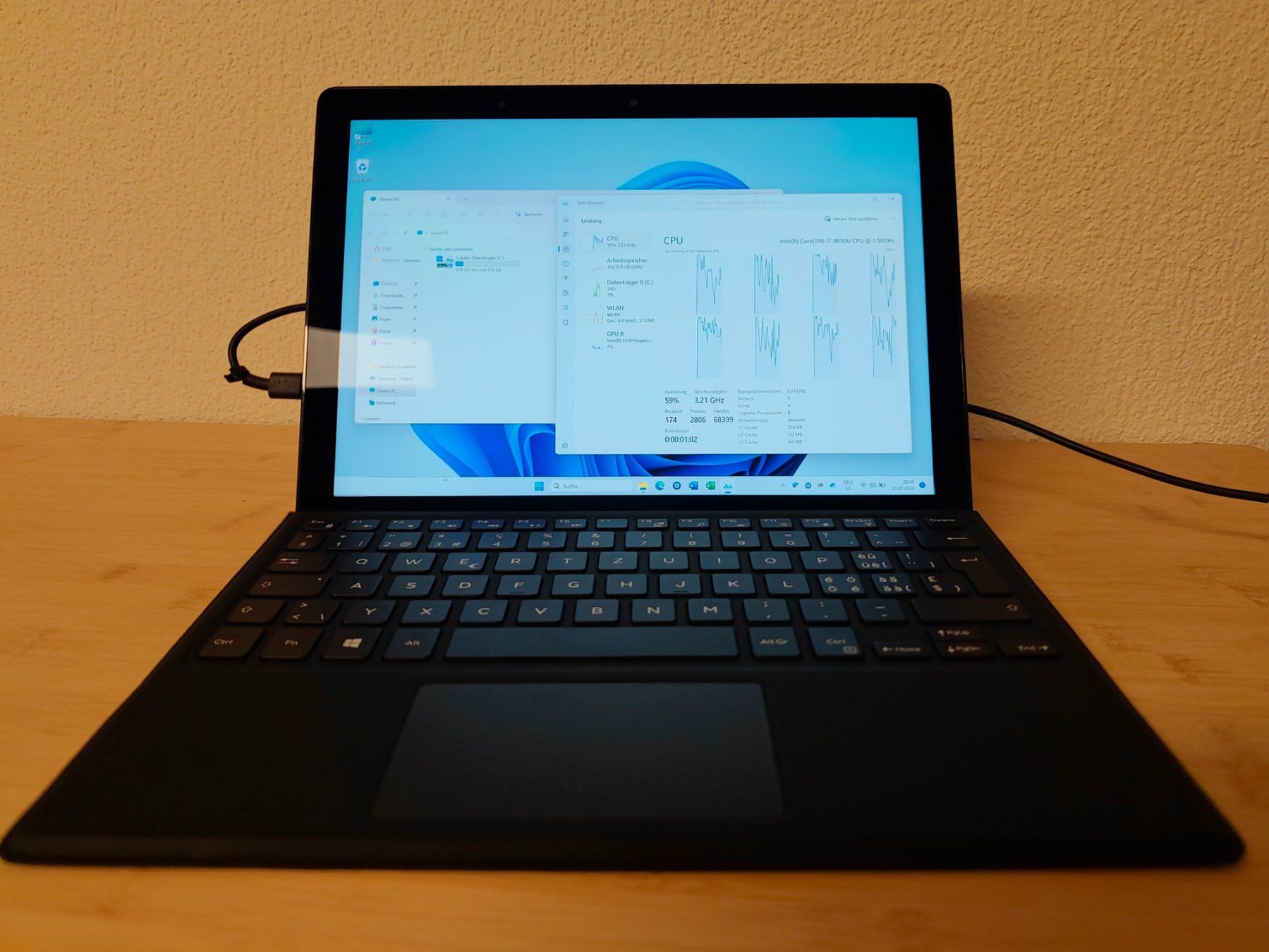 Dell Tablet PC: Dell Latitude 5290 2-in-1 – Tablet/Notebook mit Touch – Usato da Rohrbach venduto da Mraznack